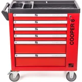 delavniški voziček Cooper 6, rdeč