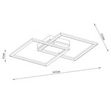  LED plafonjera 36W, promenljiva boja svetla | ePonuda.com