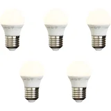 Komplet 5 pametnih E27 zatemnitvenih LED žarnic P45 Opal 4,9 W 470 lm 2200-4000K