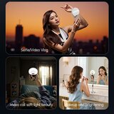 Yesido LED Selfie svjetlo s kopčom za telefon (DH13) - 400mAh 3 načina rada svjetla - bijelo | shoptok.hr