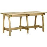 vidaXL vrtna miza 160x74x75 cm impregnirana borovina Cene
