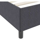  Konstrukcija postelje z vzmetnico Temno siva 200 x 200 cm blago, (5000123717) | Shoptok.si