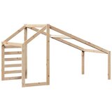Krov za dječji krevet 198 x 87 x 113 cm od masivne borovine | shoptok.hr