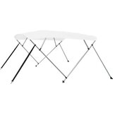 vidaXL Bimini tenda s 4 loki bela 243x196x137 cm | Shoptok.si