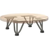  Noge s ukosnicama za stolić za kavu 4 kom. Prirodni čelik 10 cm Puni čelik | shoptok.hr