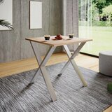 MID.YOU jedilna miza xona, hrast, srebrna | Shoptok.si