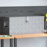 Aluminijska kutija 76,5 x 26,5 x 33 cm srebrna | shoptok.hr