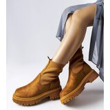 Big Star Brown eco-suede ankle boots | Shoptok.si
