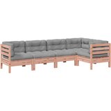 vidaXL 5-dijelni set vrtnih sofa s jastucima masivno drvo duglazije | shoptok.hr