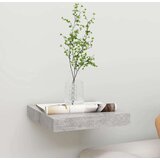 vidaXL Plutajuća zidna polica siva boja betona 23 x 23,5 x 3,8 cm MDF | shoptok.hr