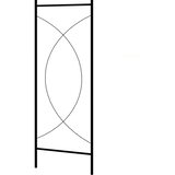 vidaXL Vrtni luk crni 150 x 34 x 240 cm željezni | shoptok.hr