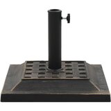  Stalak za suncobran od poliesterske smole kvadratni 12 kg brončani | Eponuda.com