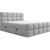 XORA POSTELJA Z VZMETNICO 140 cm x 200 cm , tekstil srebrne barve Cene