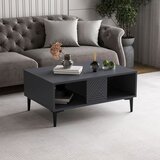 Hanah home klub sto Felix, 90x40.6x60 cm, Antracit Cene