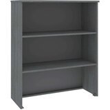  Zgornja omarica hamar temno siva 85x35x100 cm trdna borovina, (20656040) | Shoptok.si