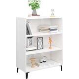  Komoda visok sijaj bela 69,5x32,5x90 cm konstruiran les, (20654501) | Shoptok.si