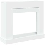vidaXL Okvir za kamin bela 100x30x87,5 cm inženirski les | Shoptok.si