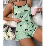 IZMAEL Kratka ženska pidžama BO-30579 - Zelena / XL | shoptok.hr