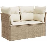  Set sofe 8 kom. Bež i krem bijela Poli Rattan i čelik | shoptok.hr