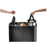 Joseph Joseph Črn koš za perilo 3x30 l iz bambusa Tota Trio Luxe – | Shoptok.si