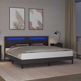  Krevetna konstrukcija Siva 180 x 200 cm Umjetna koža | shoptok.hr