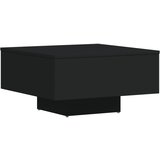 Maison Chic Klubska mizica - kavna mizica - Nizka mizica črna 60x60x31,5 cm iverna plošča, (21754820) | Shoptok.si