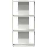 vidaXL Regal za knjige s 3 razine bijeli 60x30x120cm konstruirano drvo | shoptok.hr