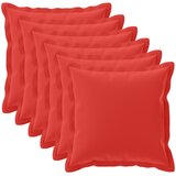  Presvlaka za jastuk 6 kom. HOUTEN Crvena 65 x 65 cm Poliester | shoptok.hr