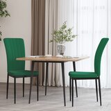 Maison Chic Jedilni stoli - Vzorci stoli 2 kosa temno zelen žamet A68, (22032266) | Shoptok.si