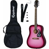 Epiphone Starling Acoustic Guitar Player Pack Hot Pink Pearl | Shoptok.si