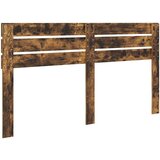  Uzglavlje s uzglavljem Dimljeni hrast 200 cm Konstruirano drvo | shoptok.hr