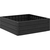  Povišena gredica Crna 75,5 x 75,5 x 25 cm PP | shoptok.hr