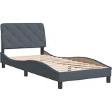  Okvir za krevet bez madraca tamnosivi 80x200 cm baršunasti | shoptok.hr