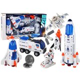 Lean_Toys Set vesoljska misija raketa vesoljska ladja vesoljska vozila 12 kosov | Shoptok.si