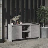 vidaXL TV ormarić siva boja betona 102 x 37,5 x 52,5 cm od iverice Cijene