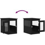 Namještaj za pseću kabinu crni hrast 45x62x59 cm inženjerski drvo | shoptok.hr