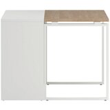 MID.YOU KOMBINIRANA PISALNA MIZA leseni material bela, barve hrasta | Shoptok.si
