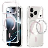 Chameleon Gumiran magnetni ovitek (TPU Magnetic) za Apple iPhone 17 Pro Max, roza | Shoptok.si
