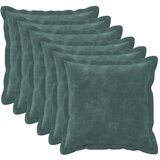  Presvlaka za jastuk 6 kom. HOUTEN Morska plava 35 x 35 cm - Dizajn s paspulom Morska plava 6 | shoptok.hr