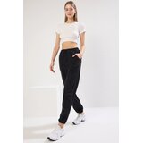TRENDYOLMILLA muški pantalone TWOAW21EA0168, Crna Cene