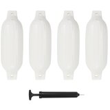  Odbojniki za čoln 4 kosi beli 41x11,5 cm PVC | Shoptok.si