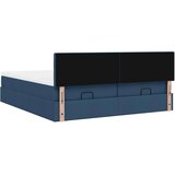 vidaXL otomanski okvir kreveta s madracima plavi 180x200cm od tkanine | shoptok.hr