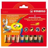 Stabilo Barvice Woody 3 v 1 – 10 barv | Shoptok.si