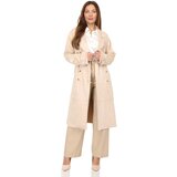La Modeuse Trenči 71100_P166782 Bež | Shoptok.si