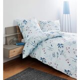 Janine POSTELJNINA 135/200 cm mako saten svetlo modra | Shoptok.si