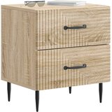  Noćni ormar s ladicama 2 pcs Hrast sonoma 43 x 34,5 x 47,5 cm | Eponuda.com