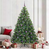  Umjetno božićno drvce s stalakom Zelena 210 cm PE i PVC 130 x 130 x 210 cm Cene