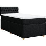 Maison Chic Box spring postelja - Vzmetna postelja z vzmetnico črna 90x200 cm blago SL22941, (21880486) Cene