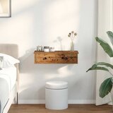  Zidna polica s ladicama staro drvo 60x28x15cm konstruirano drvo | Eponuda.com