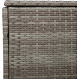 Vrtna kutija za pohranu siva 220x50x58 cm poli ratan | shoptok.hr